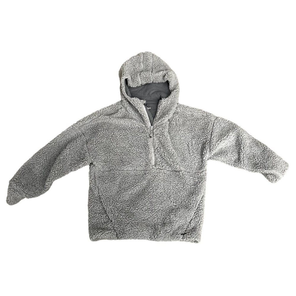 PrAna Pilar Escape Fuzzy Sherpa Feel Warm 1/2 Zip Pullover